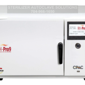 This is the front view of a CPAC RH-Pro9 heat sterilizer