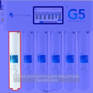 This is a Sterisil G5 Series Stage 1 - 5 Micron Replacement Cartridge G5-C1.