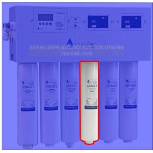 This is the Sterisil AC+ Series Stage 4 - Deionization Cartridge AC+4.