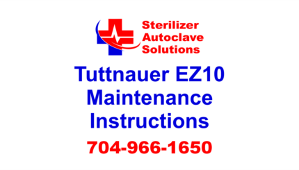 This article explains the maintenance procedures for a Tuttnauer EZ10 autoclave.