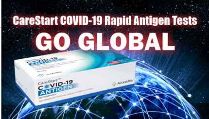 CareStart Covid-19 Rapid Antigen Tests are now available world wide.