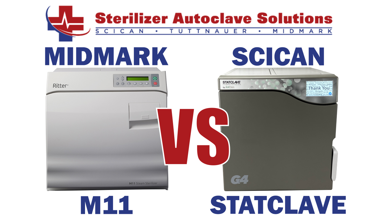 Midmark M11 vs Statclave G4 Statim USA Autoclave Sales & Repair