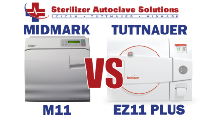 This article explains the difference between a Midmark M11 autoclave and a Tuttnauer EZ11 Plus autoclave.