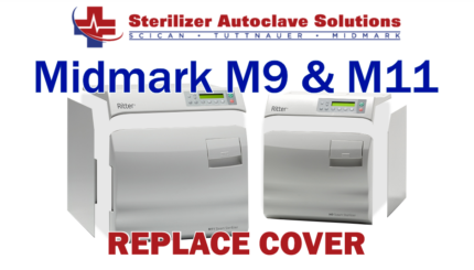 This article explains how to replace the cover of a Midmark M9-M11 New Style autoclave.