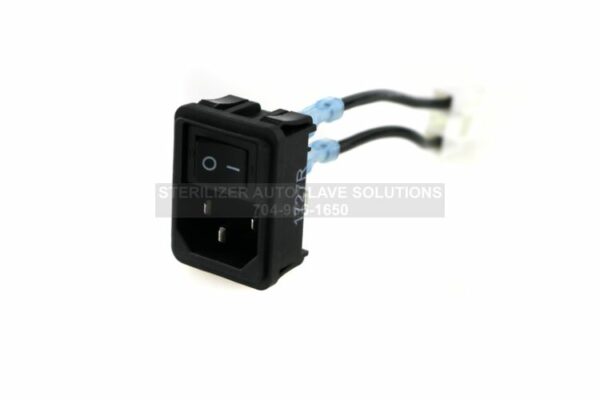 This is the front view of the Midmark M3® Inlet Switch Assembly OEM 015-3271-01