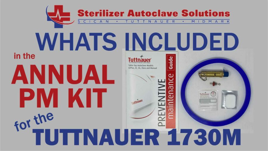 Tuttnauer 1730M Annual Preventative Maintenance Kit Statim USA