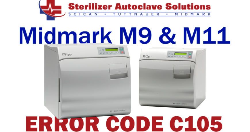 This article explains the possible causes and solutions to a Midmark M9-M11 New Style autoclave Error Code C105.
