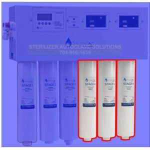 This is the AC+ Series (3) Stage 4 - Deionization Cartridges AC+DI.