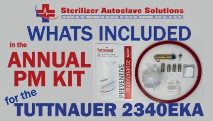 This is whats included in a Tuttnauer 2340EKA annual pm kit