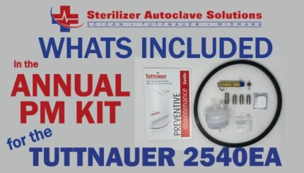 This is whats included in a Tuttnauer 2540EA annual pm kit