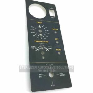 This is a Tuttnauer Grey Control Panel OEM 02560002.