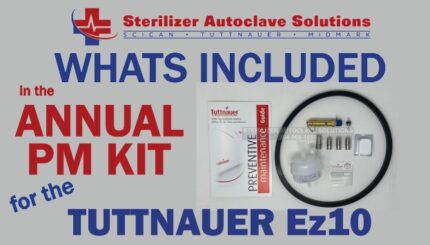 This is whats included in a Tuttnauer EZ10 annual pm kit.