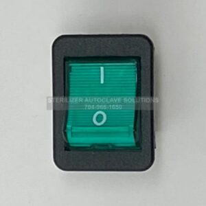 Tuttnauer On-Off Rocker Switch OEM 01910172 front view.