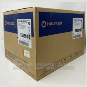 This is a case of 200 pair of Halyard Small Sterling Sterile gloves 53130