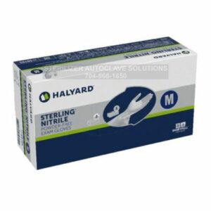 Box of 200 MEDIUM Halyard Sterling Nitrile Exam Gloves 50707