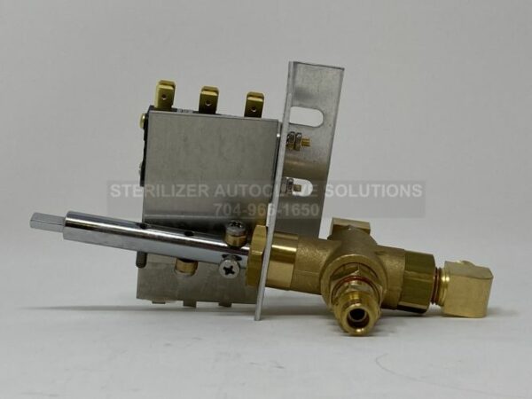 This is a Tuttnauer 1730MKV Multivalve w Switch – Long Shaft OEM CMT173-0002 top view.