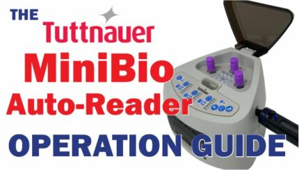 The Tuttnauer MiniBio Auto-Reader Operation Guide.