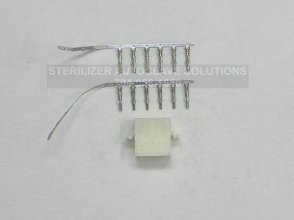 This is the side view of a Tuttnauer 1730E MOLEX 12 Pin Connect Kit w/Pins OEM ELE101-100.