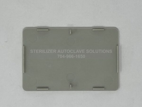 This is the back view of a Tuttnauer 1730E Printer Cover DPU20 SUPERPLAST OEM 02550005.