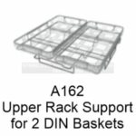 This is a Tuttnauer TIVA8 Upper Rack Support for 2 DIN Baskets OEM A162