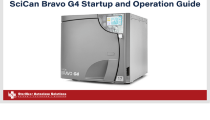 SciCan Bravo G4 Startup and Operation Guide