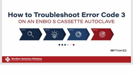 How to Troubleshoot Error Code 3 on an Enbio S Cassette Autoclave
