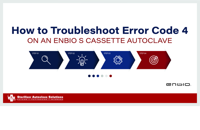 How to Troubleshoot Error Code 4 on an Enbio S Cassette Autoclave