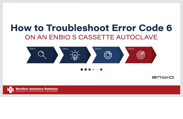 How to Troubleshoot Error Code 6 on an Enbio S Cassette Autoclave