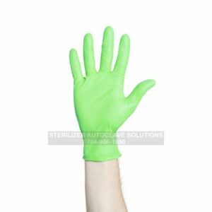 Halyard FLEXAPRENE* GREEN Exam Glove.