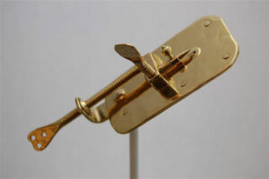 This is the microscope designed by Anton van Leeuwenhoek.