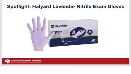 Spotlight: Halyard Lavender Nitrile Exam Gloves