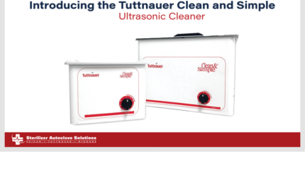 Introducing the Tuttnauer Clean and Simple Ultrasonic Cleaner