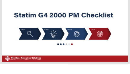 Statim G4 2000 PM Checklist