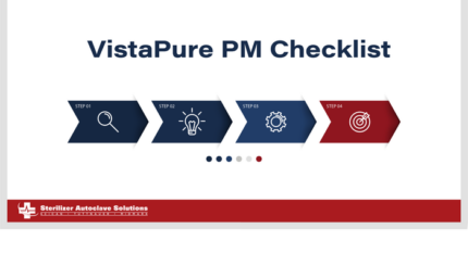 This is the VistaPure PM Checklist.