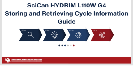 SciCan HYDRIM L110W G4 Storing and Retrieving Cycle Information Guide.