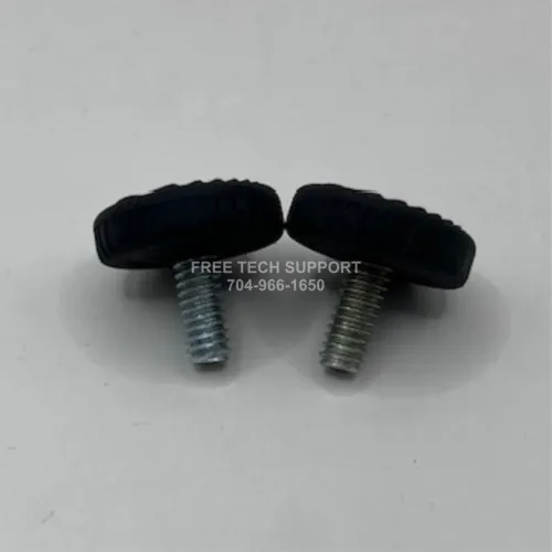 Tuttnauer rubber threaded rear leg set of 2 lying down OEM 04010005