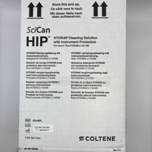 This is a scican hip cleaning solution g4 l110 washer detergent single box oem cs-hipl.