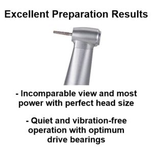 This W&H dental handpiece allows for excellent preperation results.