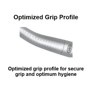 W&H dental handpieces have an optimized grip profile.