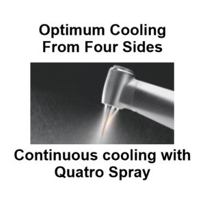W&H Quatro Spray provides optimal handpiece cooling during dental procedures.
