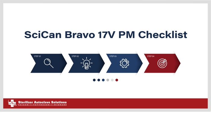 This is the SciCan Bravo 17V Preventative Maintenance Checklist.