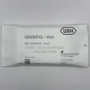 This is a W&H Assistina Fleece Pack 02690300. Each pack contains 5 pieces.