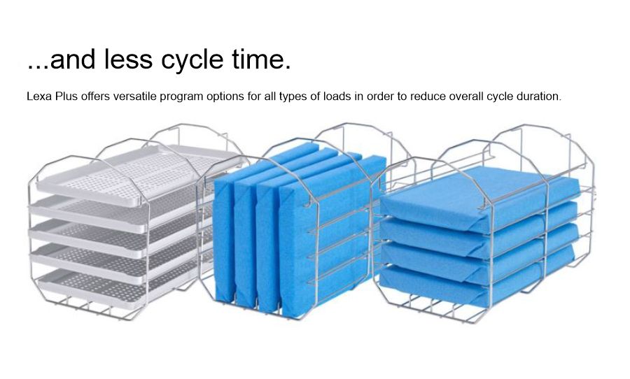 W&H Lexa Plus autoclave has higher efficiency with less cycle time!