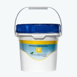 This is the Solmetex 1.25 Gallon Lead Foil Bucket PWS-LB-1.