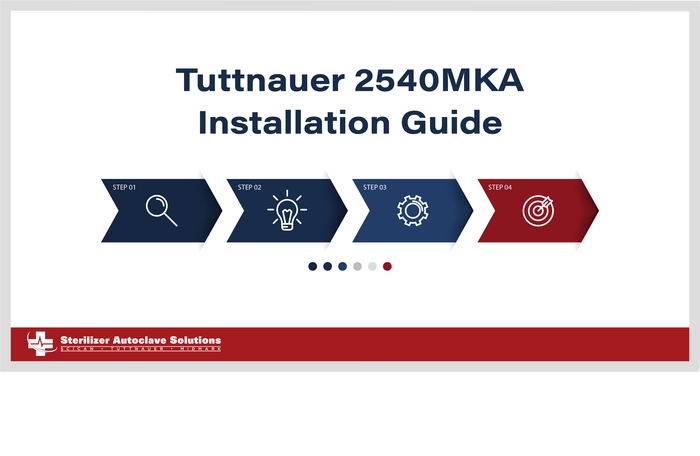 This graphic shows that this blog is about the Tuttnauer 2540MKA Installation Guide.