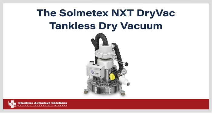 This thumbnail graphic shows that this blog is about the Solmetex NXT DryVac Tankless Dry Vacuum.