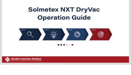 This is the Solmetex NXT DryVac Operation Guide thumbnail graphic.