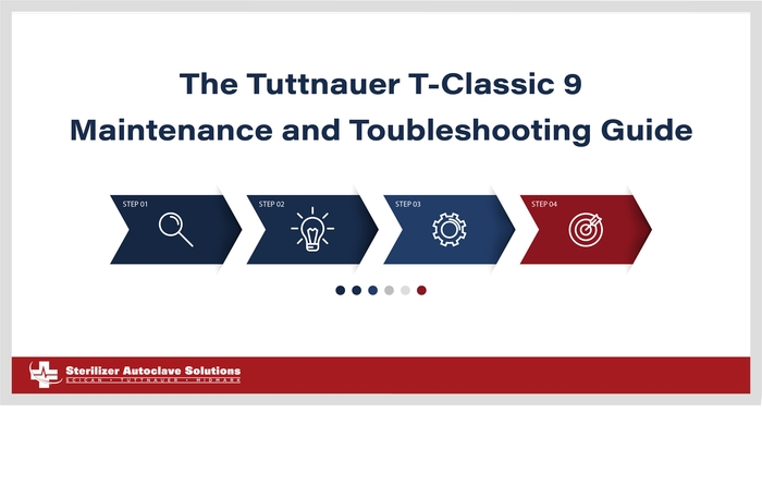 This is the Tuttnauer T-Classic 9 Maintenance and Troubleshooting Guide.