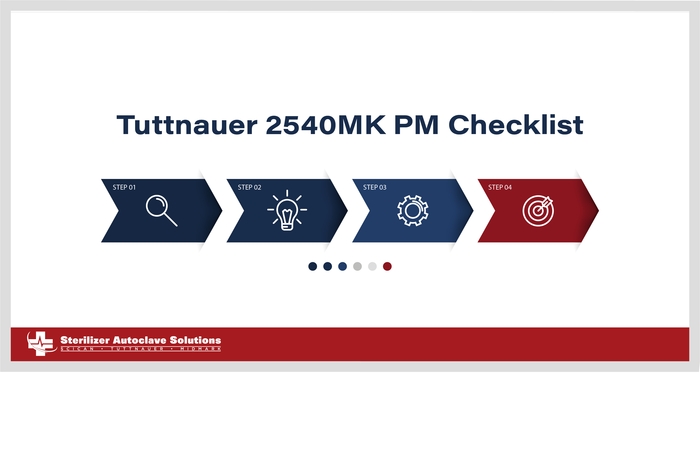 This is the Tuttnauer 2540MK PM Checklist