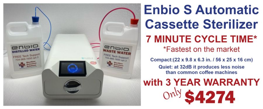 Enbio S with Bottle Kit and 3 Year Warranty now only $4274
